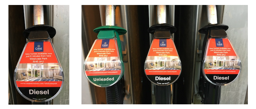 Petrol pump advertising campaign